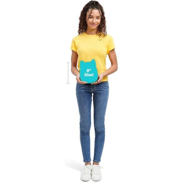 Squishmallows Original 8-Inch Emily Bat plush features sparkly ears - Picture 6 of 7